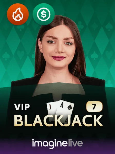 VIP Blackjack 7 live table by Imagine Live — Up Casino